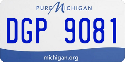 MI license plate DGP9081