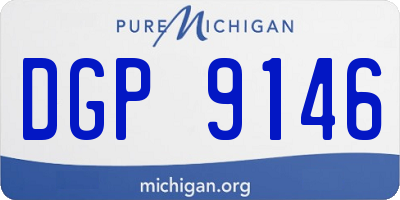 MI license plate DGP9146