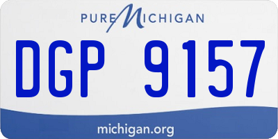 MI license plate DGP9157