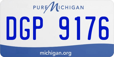 MI license plate DGP9176