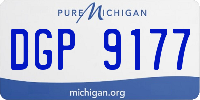 MI license plate DGP9177