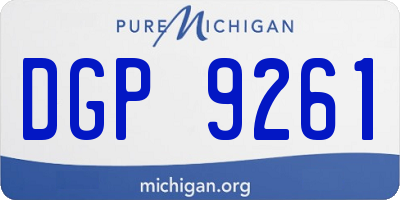 MI license plate DGP9261