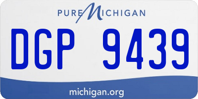 MI license plate DGP9439