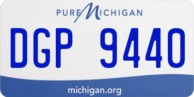 MI license plate DGP9440