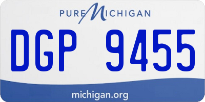 MI license plate DGP9455