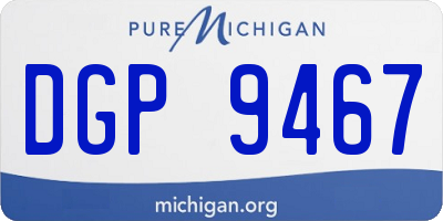 MI license plate DGP9467