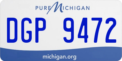 MI license plate DGP9472