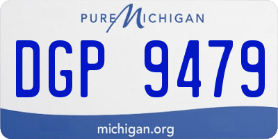 MI license plate DGP9479