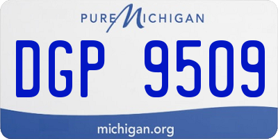 MI license plate DGP9509