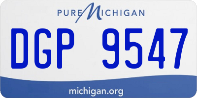 MI license plate DGP9547