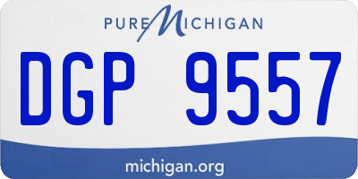 MI license plate DGP9557