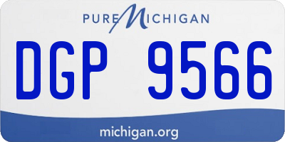 MI license plate DGP9566