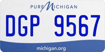 MI license plate DGP9567