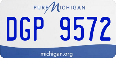 MI license plate DGP9572