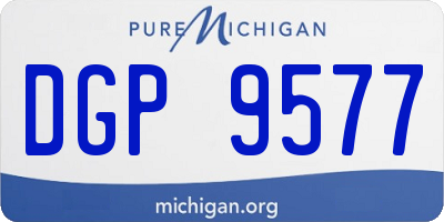 MI license plate DGP9577