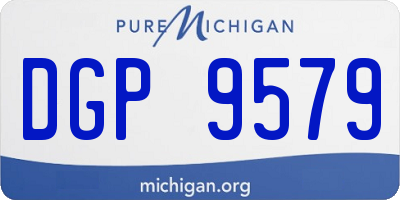 MI license plate DGP9579