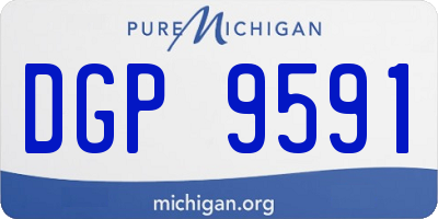 MI license plate DGP9591
