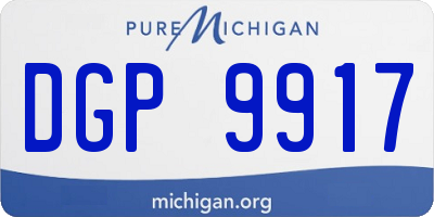 MI license plate DGP9917