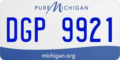 MI license plate DGP9921