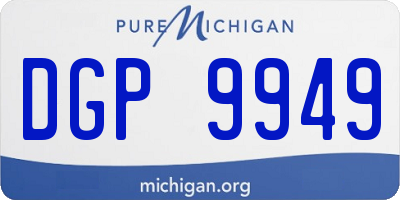 MI license plate DGP9949