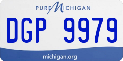 MI license plate DGP9979