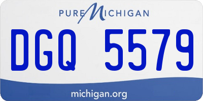 MI license plate DGQ5579
