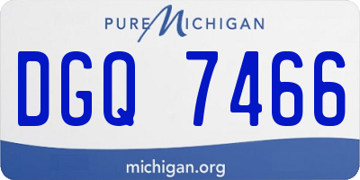 MI license plate DGQ7466