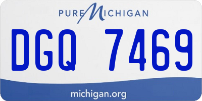 MI license plate DGQ7469