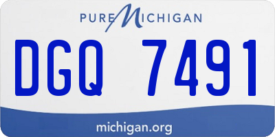 MI license plate DGQ7491