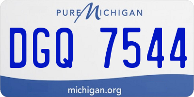 MI license plate DGQ7544