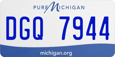 MI license plate DGQ7944
