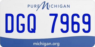 MI license plate DGQ7969
