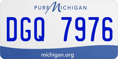 MI license plate DGQ7976