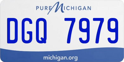 MI license plate DGQ7979