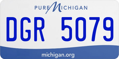 MI license plate DGR5079