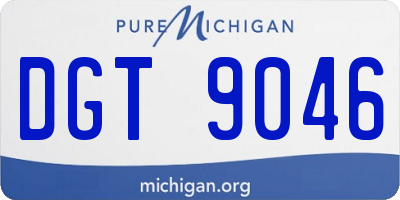 MI license plate DGT9046