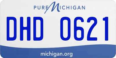 MI license plate DHD0621