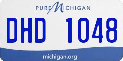 MI license plate DHD1048