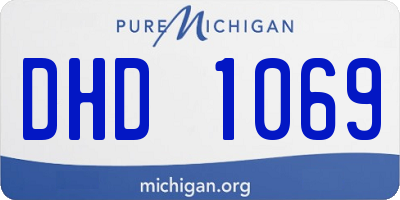 MI license plate DHD1069