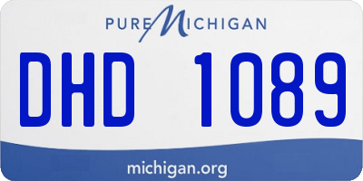 MI license plate DHD1089