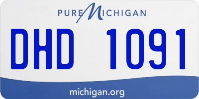 MI license plate DHD1091