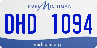 MI license plate DHD1094