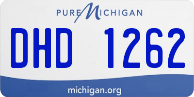MI license plate DHD1262