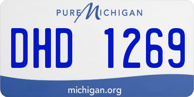 MI license plate DHD1269