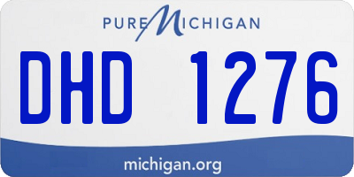 MI license plate DHD1276