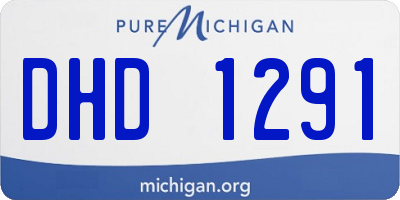 MI license plate DHD1291