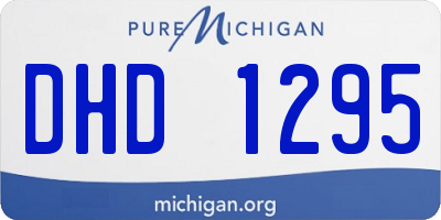 MI license plate DHD1295