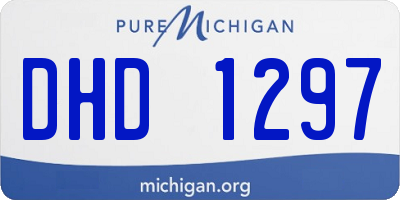 MI license plate DHD1297
