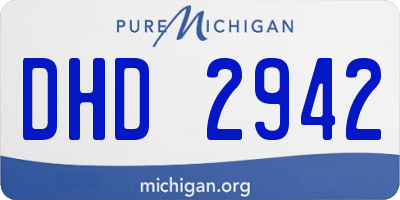 MI license plate DHD2942