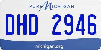 MI license plate DHD2946